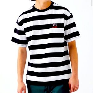 Never Worn- PacSun Players Striped Regular T-Shirt